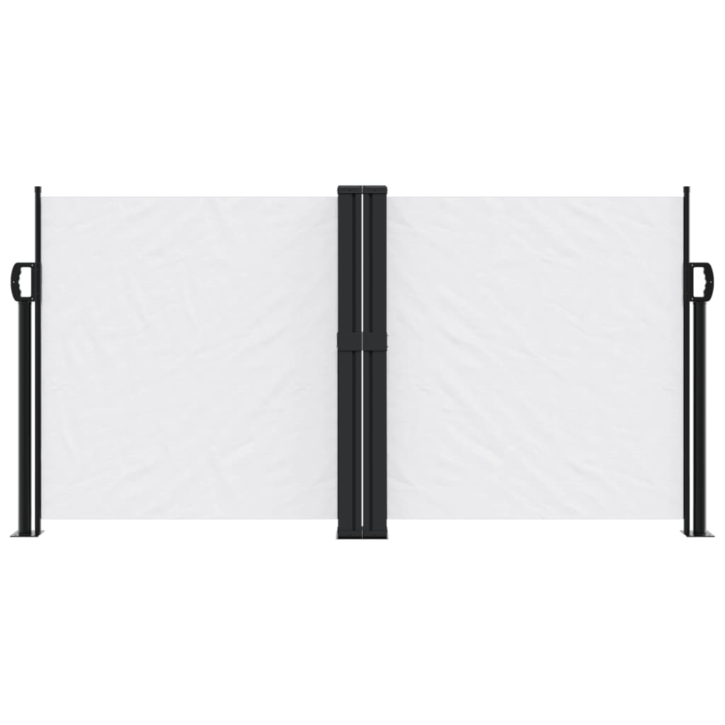 Tenda da Sole Laterale Retrattile Bianca 120x1000 cm