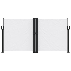 Tenda da Sole Laterale Retrattile Bianca 120x1000 cm