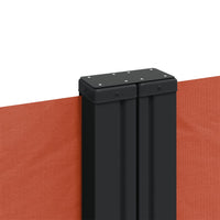 Tenda da Sole Laterale Retrattile Terracotta 120x1000 cm 4004708