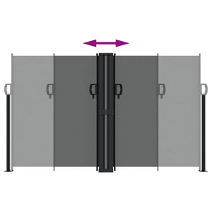 Tenda da Sole Laterale Retrattile Antracite 140x1000 cm 4004718