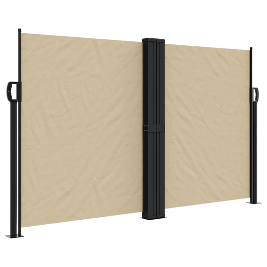 Tenda da Sole Laterale Retrattile Beige 140x1000 cm 4004720