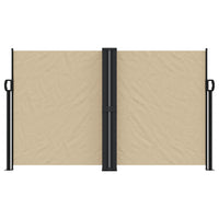 Tenda da Sole Laterale Retrattile Beige 140x1000 cm 4004720