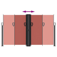 Tenda da Sole Laterale Retrattile Terracotta 140x1000 cm 4004723