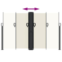 Tenda da Sole Laterale Retrattile Crema 160x1000 cm