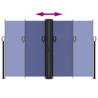 Tenda da Sole Laterale Retrattile Blu 160x1000 cm 4004731