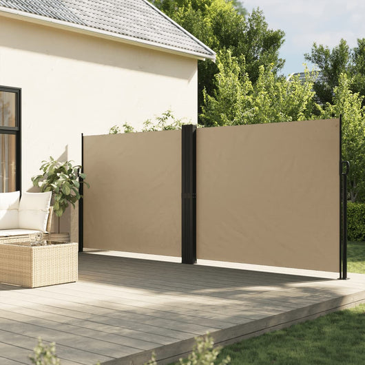 Tenda da Sole Laterale Retrattile Beige 160x1000 cm 4004735