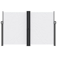 Tenda da Sole Laterale Retrattile Bianca 160x1000 cm 4004736