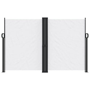 Tenda da Sole Laterale Retrattile Bianca 160x1000 cm 4004736