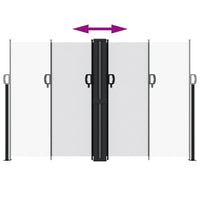 Tenda da Sole Laterale Retrattile Bianca 160x1000 cm 4004736