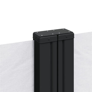 Tenda da Sole Laterale Retrattile Bianca 160x1000 cm 4004736