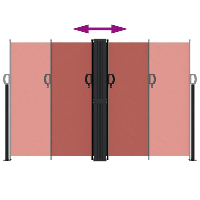 Tenda da Sole Laterale Retrattile Terracotta 160x1000 cm 4004738