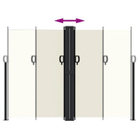 Tenda da Sole Laterale Retrattile Crema 180x1000 cm