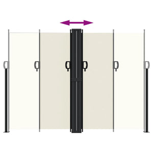 Tenda da Sole Laterale Retrattile Crema 180x1000 cm