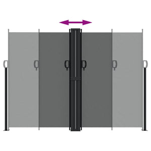 Tenda da Sole Laterale Retrattile Antracite 180x1000 cm 4004748