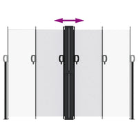 Tenda da Sole Laterale Retrattile Bianco 180x1000 cm 4004751