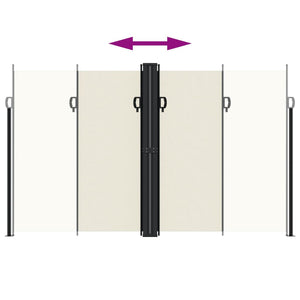 Tenda da Sole Laterale Retrattile Crema 200x1000 cm 4004760