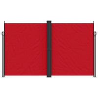 Tenda da Sole Laterale Retrattile Rossa 200x1000 cm 4004762
