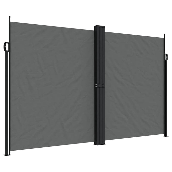 Tenda da Sole Laterale Retrattile Antracite 200x1000 cm 4004763