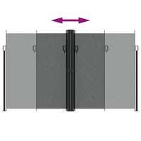 Tenda da Sole Laterale Retrattile Antracite 200x1000 cm 4004763