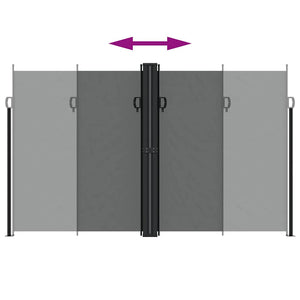 Tenda da Sole Laterale Retrattile Antracite 200x1000 cm 4004763