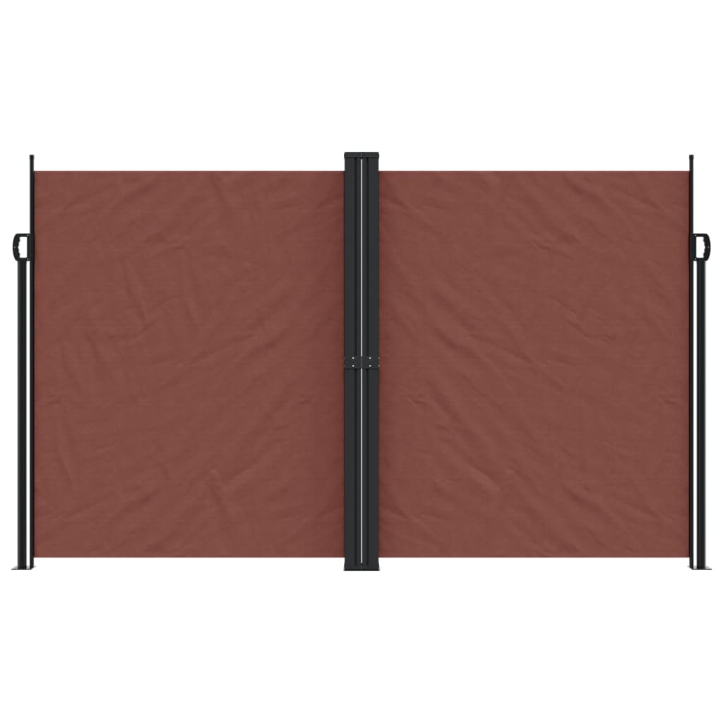 Tenda da Sole Laterale Retrattile Marrone 200x1000 cm 4004764