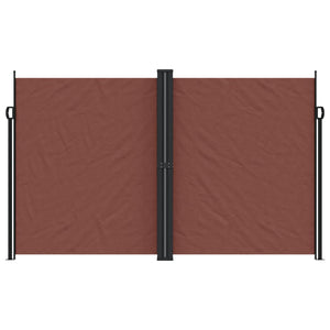 Tenda da Sole Laterale Retrattile Marrone 200x1000 cm 4004764