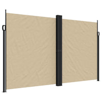 Tenda da Sole Laterale Retrattile Beige 200x1000 cm 4004765