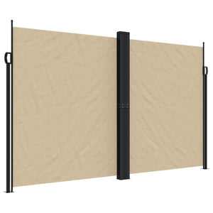 Tenda da Sole Laterale Retrattile Beige 200x1000 cm 4004765