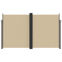 Tenda da Sole Laterale Retrattile Beige 200x1000 cm 4004765