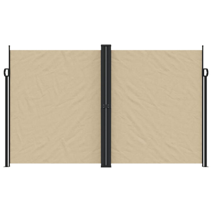 Tenda da Sole Laterale Retrattile Beige 200x1000 cm 4004765