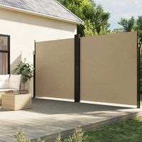Tenda da Sole Laterale Retrattile Beige 200x1000 cm 4004765