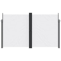 Tenda da Sole Laterale Retrattile Bianca 200x1000 cm 4004766