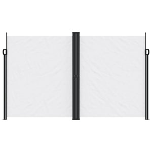 Tenda da Sole Laterale Retrattile Bianca 200x1000 cm 4004766