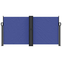 Tenda da Sole Laterale Retrattile Blu 120x1200 cm