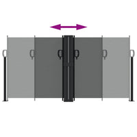 Tenda da Sole Laterale Retrattile Antracite 120x1200 cm 4004793