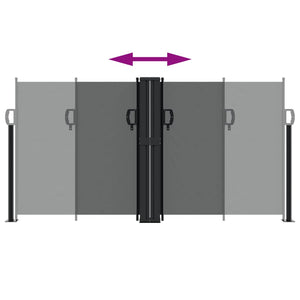 Tenda da Sole Laterale Retrattile Antracite 120x1200 cm 4004793