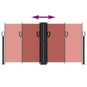 Tenda da Sole Laterale Retrattile Terracotta 120x1200 cm 4004798