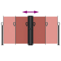 Tenda da Sole Laterale Retrattile Terracotta 120x1200 cm