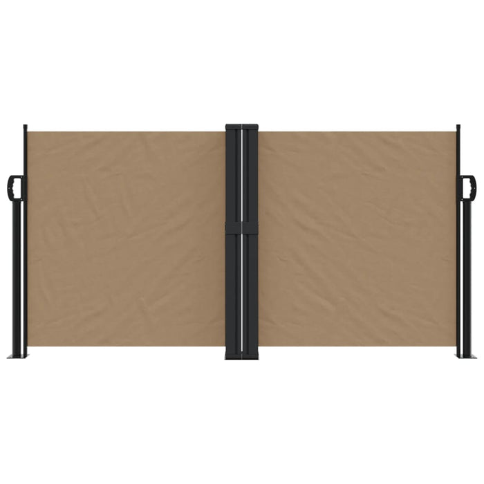 Tenda da Sole Laterale Retrattile Tortora 120x1200 cm 4004799