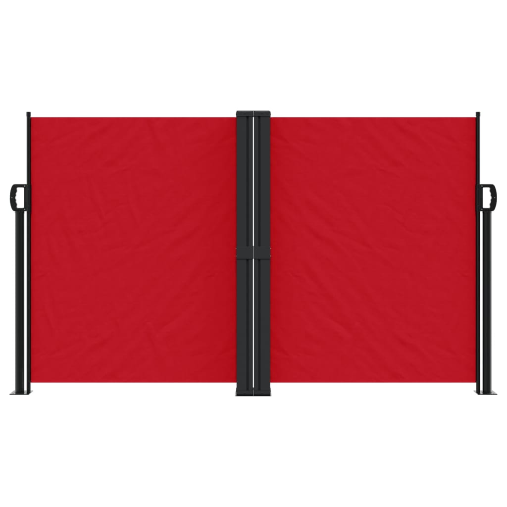 Tenda Laterale Retrattile Rossa 140x1200 cm 4004807