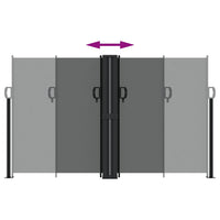 Tenda da Sole Laterale Retrattile Antracite 140x1200 cm 4004808