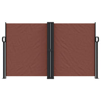 Tenda Laterale Retrattile Marrone 140x1200 cm 4004809