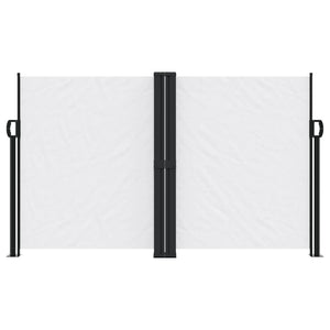 Tenda Laterale Retrattile Bianca 140x1200 cm 4004811