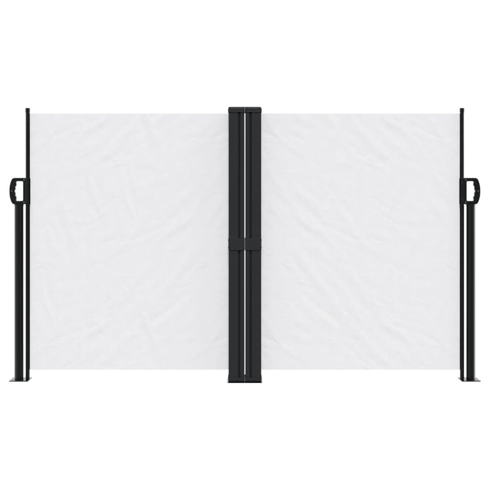 Tenda Laterale Retrattile Bianca 140x1200 cm 4004811