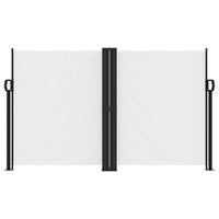 Tenda Laterale Retrattile Bianca 140x1200 cm 4004811