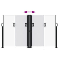 Tenda Laterale Retrattile Bianca 140x1200 cm 4004811