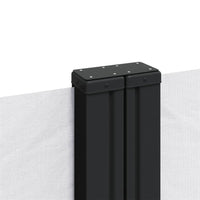 Tenda Laterale Retrattile Bianca 140x1200 cm 4004811