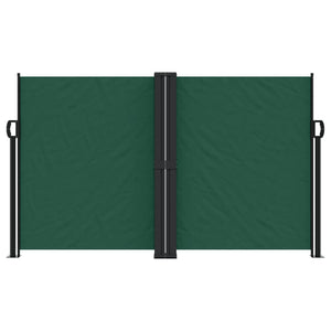 Tenda da Sole Laterale Retrattile Verde Scuro 140x1200 cm