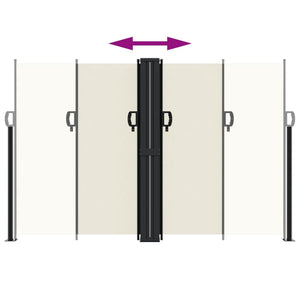 Tenda da Sole Laterale Retrattile Crema 160x1200 cm 4004820