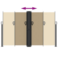 Tenda da Sole Laterale Retrattile Beige 160x1200 cm 4004825